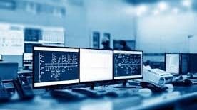 Operations & Resources Control room monitors display data